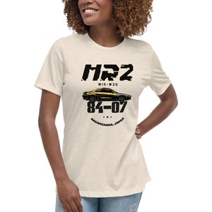MR2 Women's T-Shirt JDM Clothing Car Gift for Her MR2 Fashion Accessory Birthday