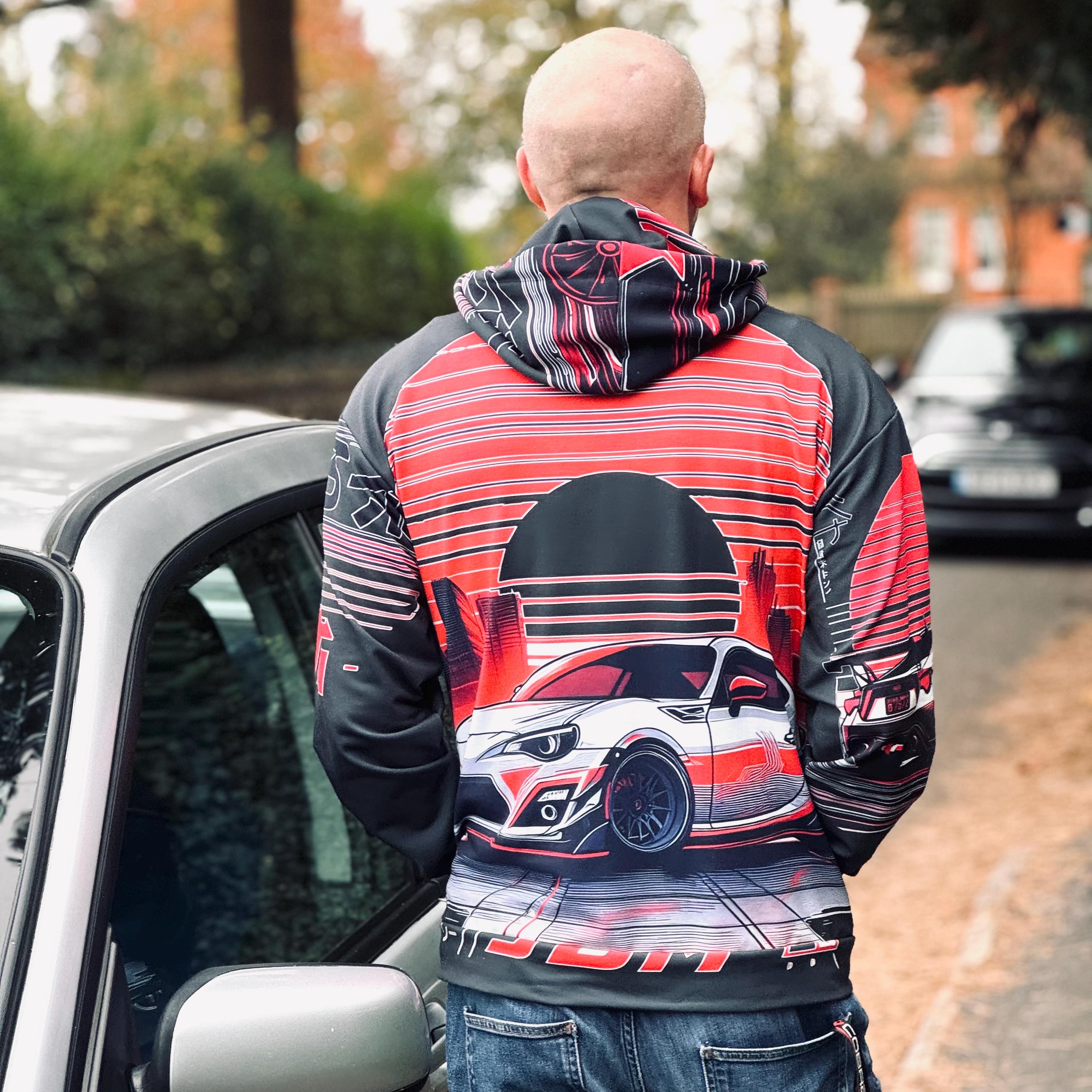 GT86 JDM Zip Hoodie: Japanese Car Graphic Art, All Over Print - Etsy