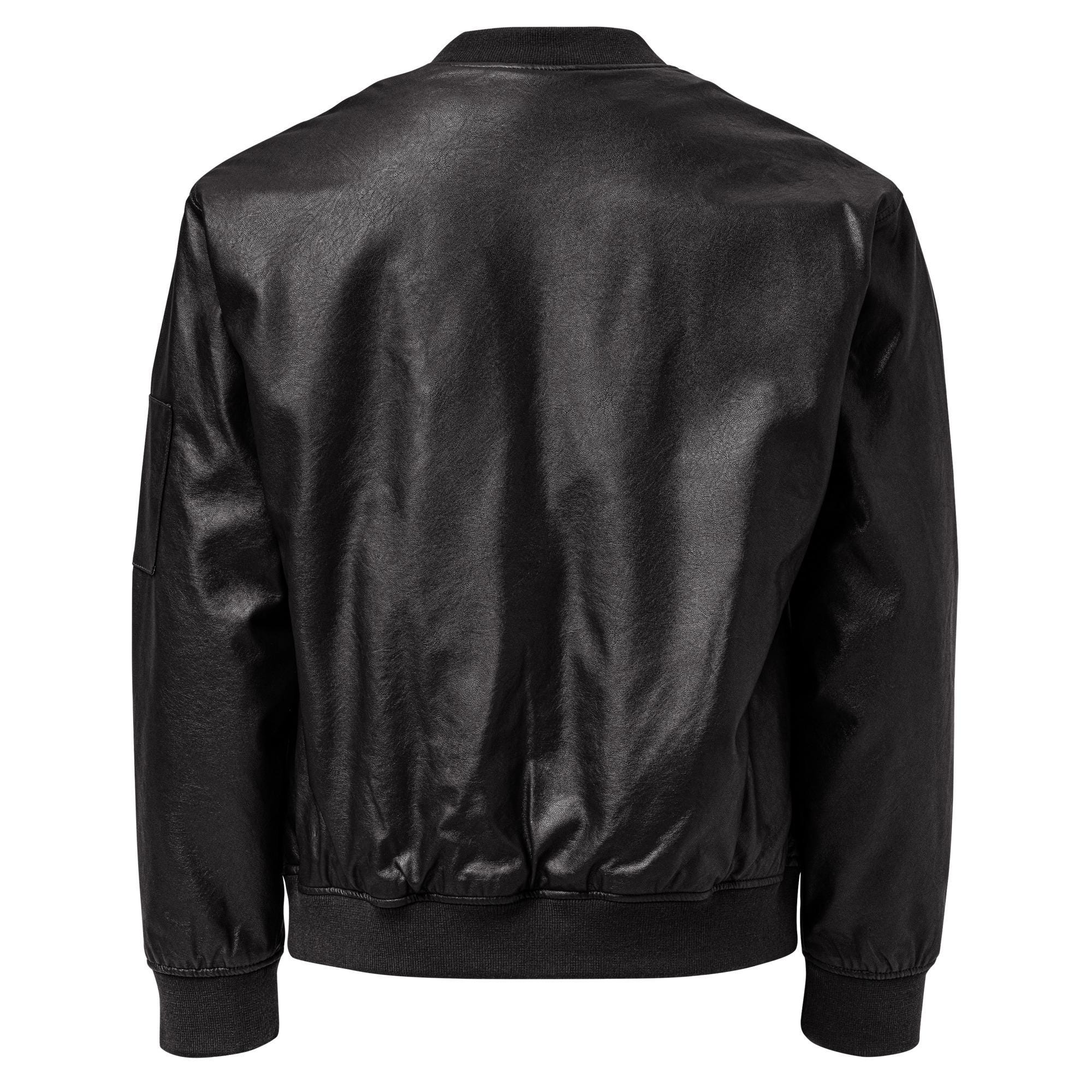 Embroidered 997 Faux Leather Bomber Jacket - Automotive Gift - Etsy