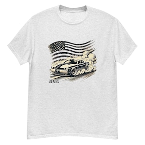 Challenger T-Shirt - American Classic Car Graphic Art - Birthday Gift for Him Her Streetwear