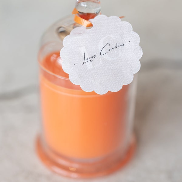Bell jar candle