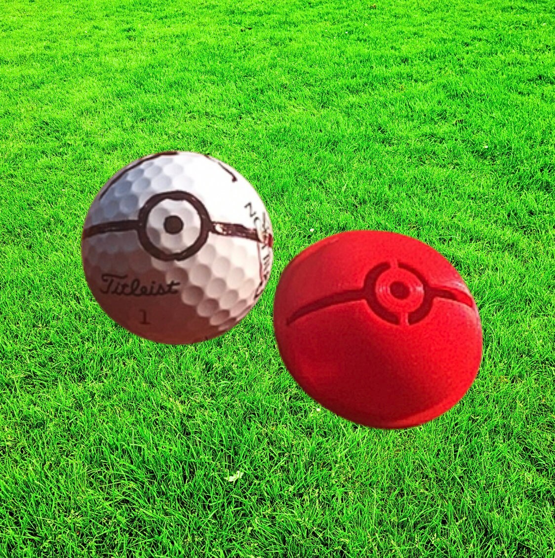 Golf Ball Marker Pokeball Etsy
