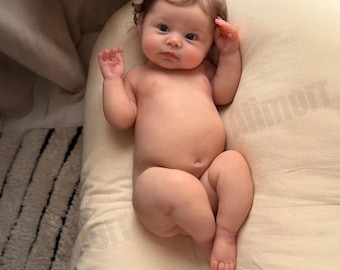 Handmade Full Silicone Reborn Baby doll Newborn Boy or Girl