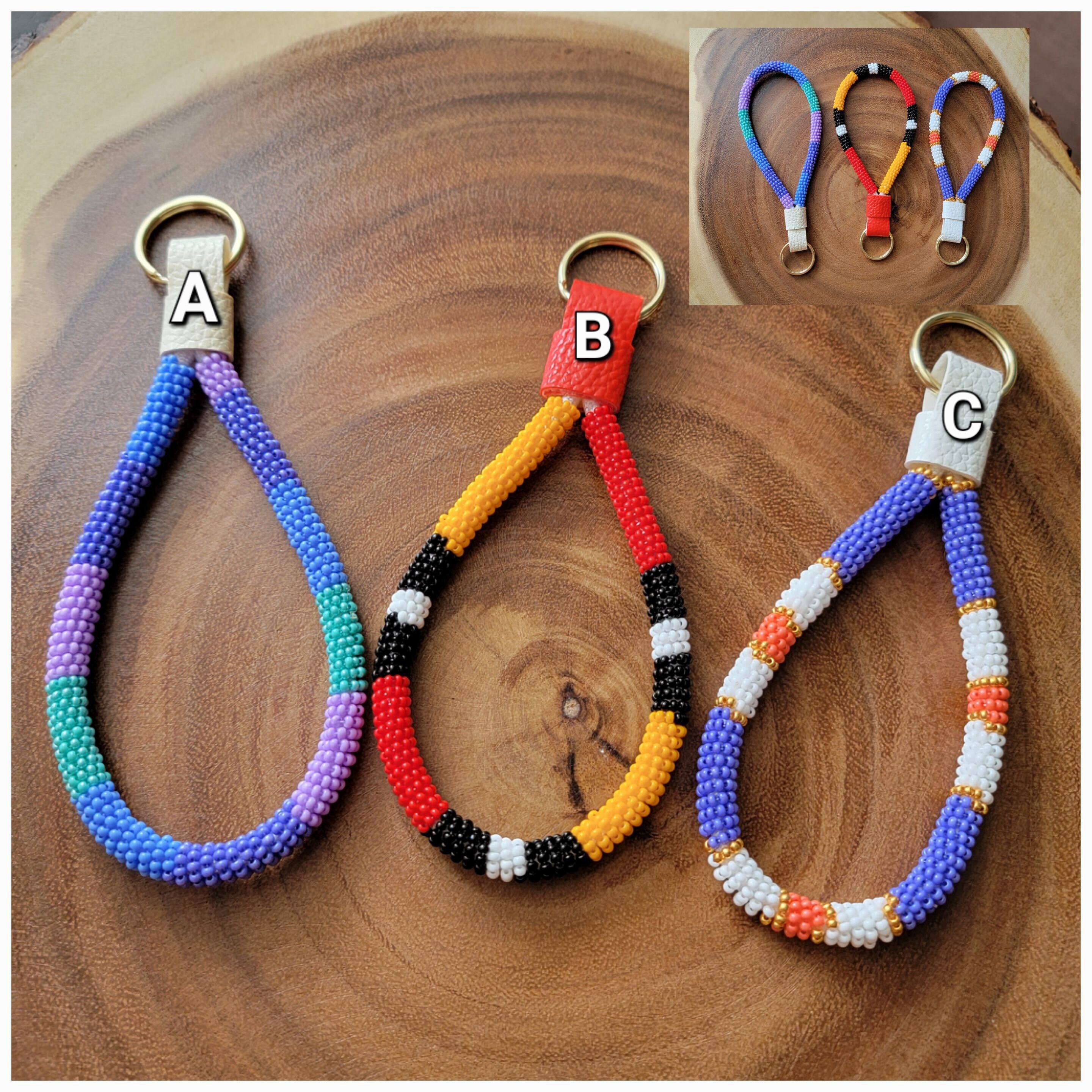 Indigenous Beaded Keychains Etsy Canada