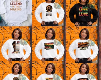 Black History Juneteenth PNG-paket Transparent hög upplösning