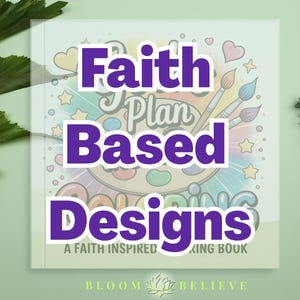 Páginas para colorear cristianas (PLR), paquete de libros para colorear sobre la fe editables en Canva imagen 8