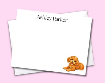 Custom Dog Stationary | Dog Wedding Gift | Retro Dog Gift | Dog Stationary Set | Dog Note Cards | Personalized Dog Gifts | Dog Birthday Gift