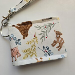 Cartera/tarjetero de pulsera hecho a mano