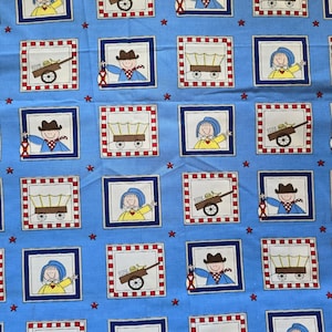 pioneer settler cotton fabric