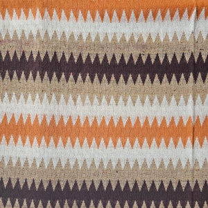 Vintage zigzag knit fabric