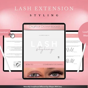 E-book sur la coiffure des cils : comment sublimer naturellement la forme des yeux | Coiffure de cils | Cartographie des cils | Guide des cils | Spécialiste des cils | Artiste cils