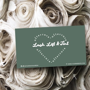 Nazorg | Nazorgkaart wimperlifting en tinting | Nazorgkaarten Lash Lift en Tint | Onderhoudskaarten wimperlifting en tinting | Wimperkunstenaar | Wimpers