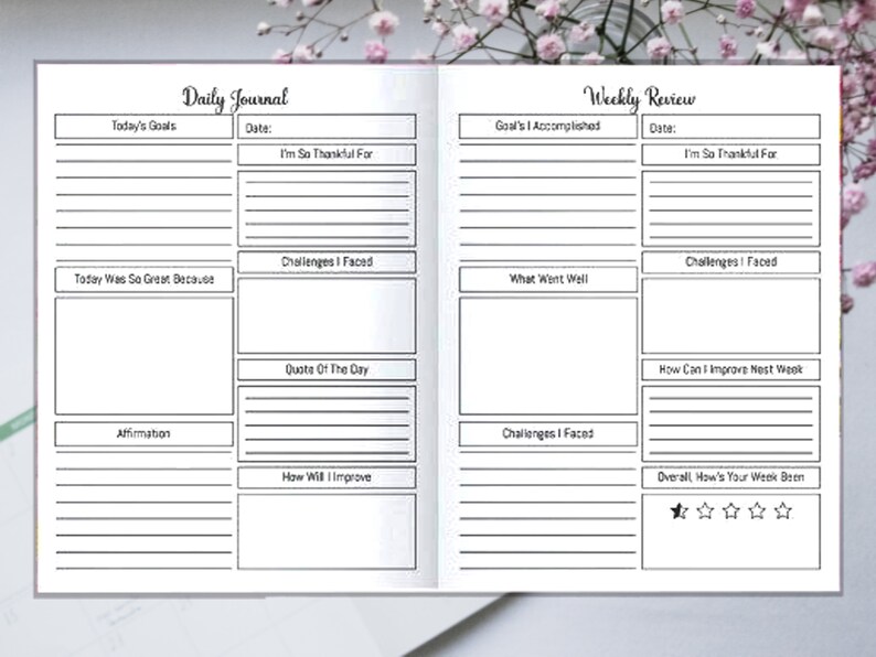 Mental Health Journal Printable Mental Health Planner - Etsy