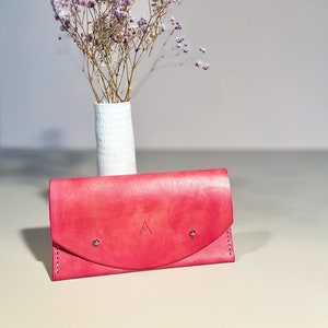 Cartera de piel, cartera con tarjetero, funda para pasaporte, cartera de piel 100% auténtica.