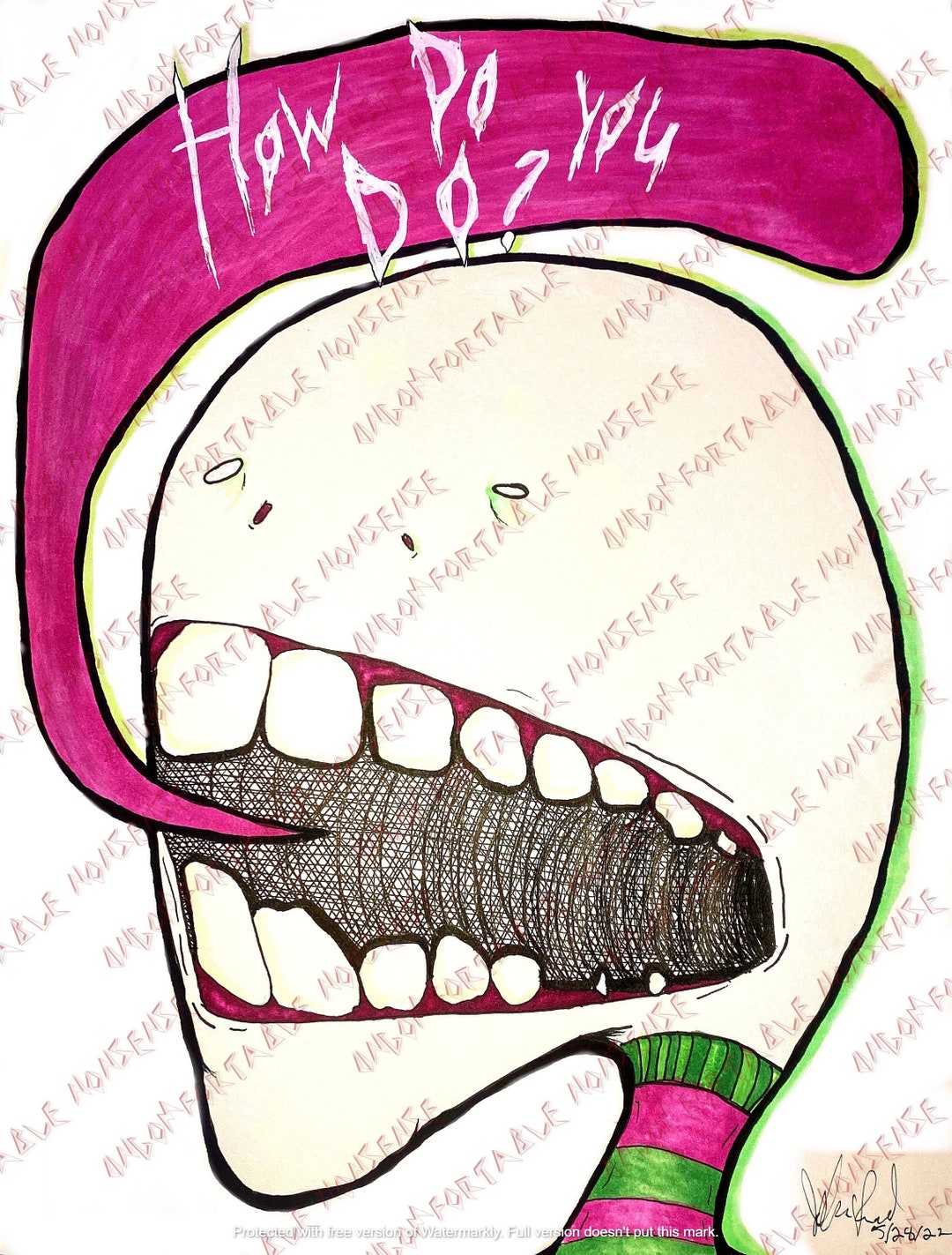 A Gentleman by Uncomfortable Nonsense, Surreal, Absurd, Abstract Art ...