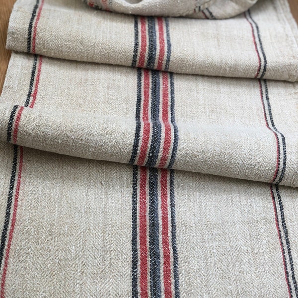 Antique Hungarian grain sack, stained (A)