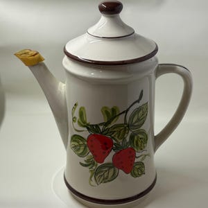 Vintage Fred Roberts Strawberries Pitcher