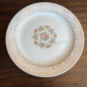 Vintage Royal China 12 &quot;&quot;Servierplatte/Servierplatte im Santa Rosa Muster 22K Gold.&quot;