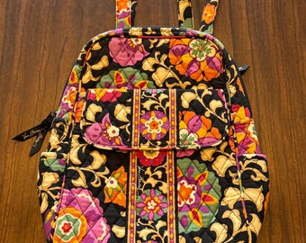 Vera Bradley NWT Quilted Floral Sling Crossbody Backpack Bag s-l400.jpg main image 4