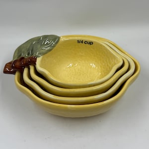 Vintage Creative Co-Op Lemon Measuring Cups