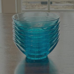 Hazel Atlas Blue Capri Hobnail - Etsy