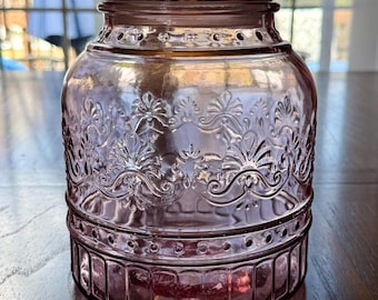 Bote de cristal vintage Pioneer Woman Cassie Violet