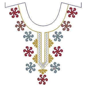 ボヘミアン風の機械刺繍デザイン、折衷的な機械アップリケ パターン ファイル、女性用ベーシック T シャツ用の本物の花のアップリケ アートワーク