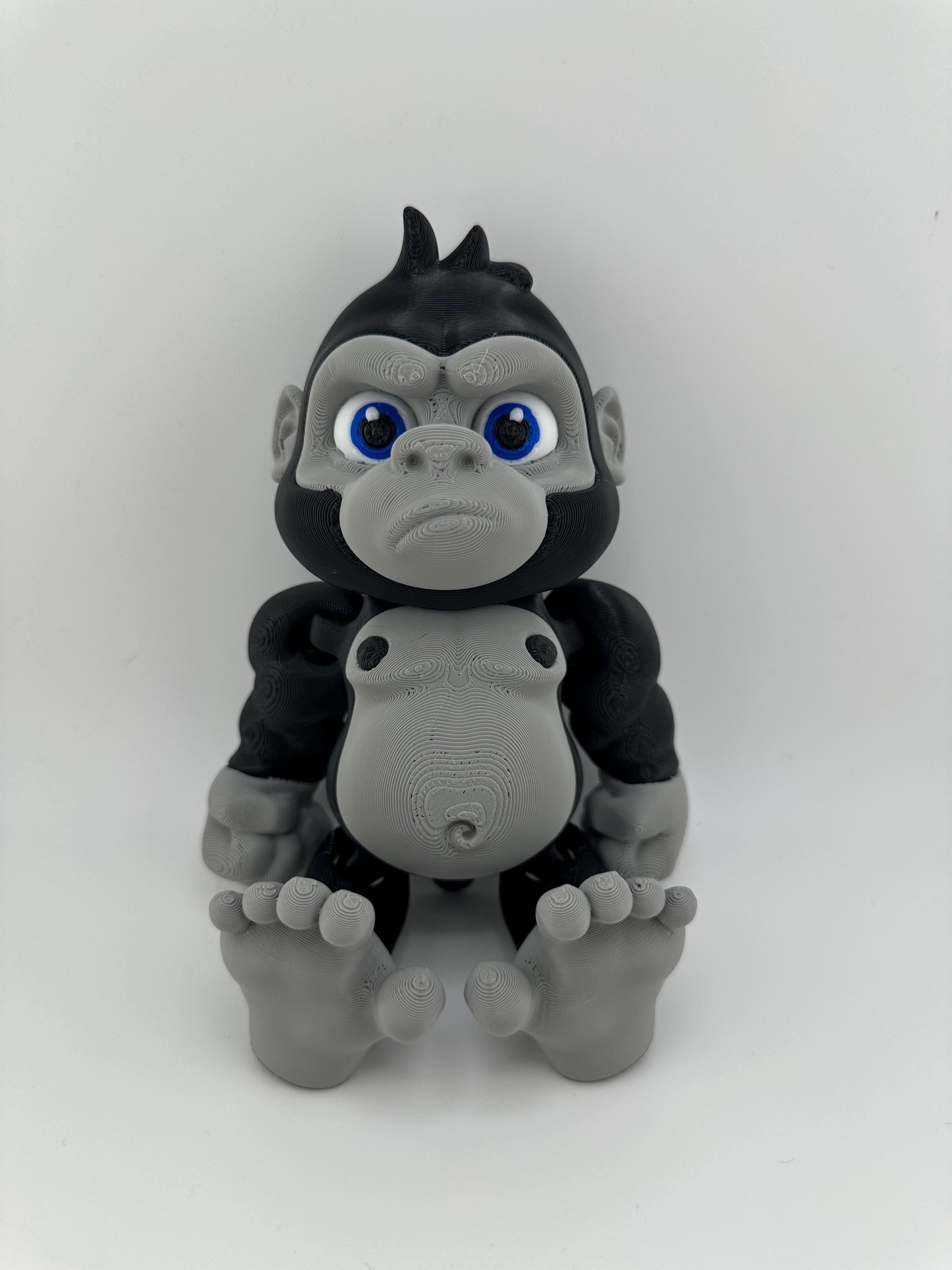 Giant Gorilla Figurine: 3D Printed King Kong Style Desk Decor - Etsy