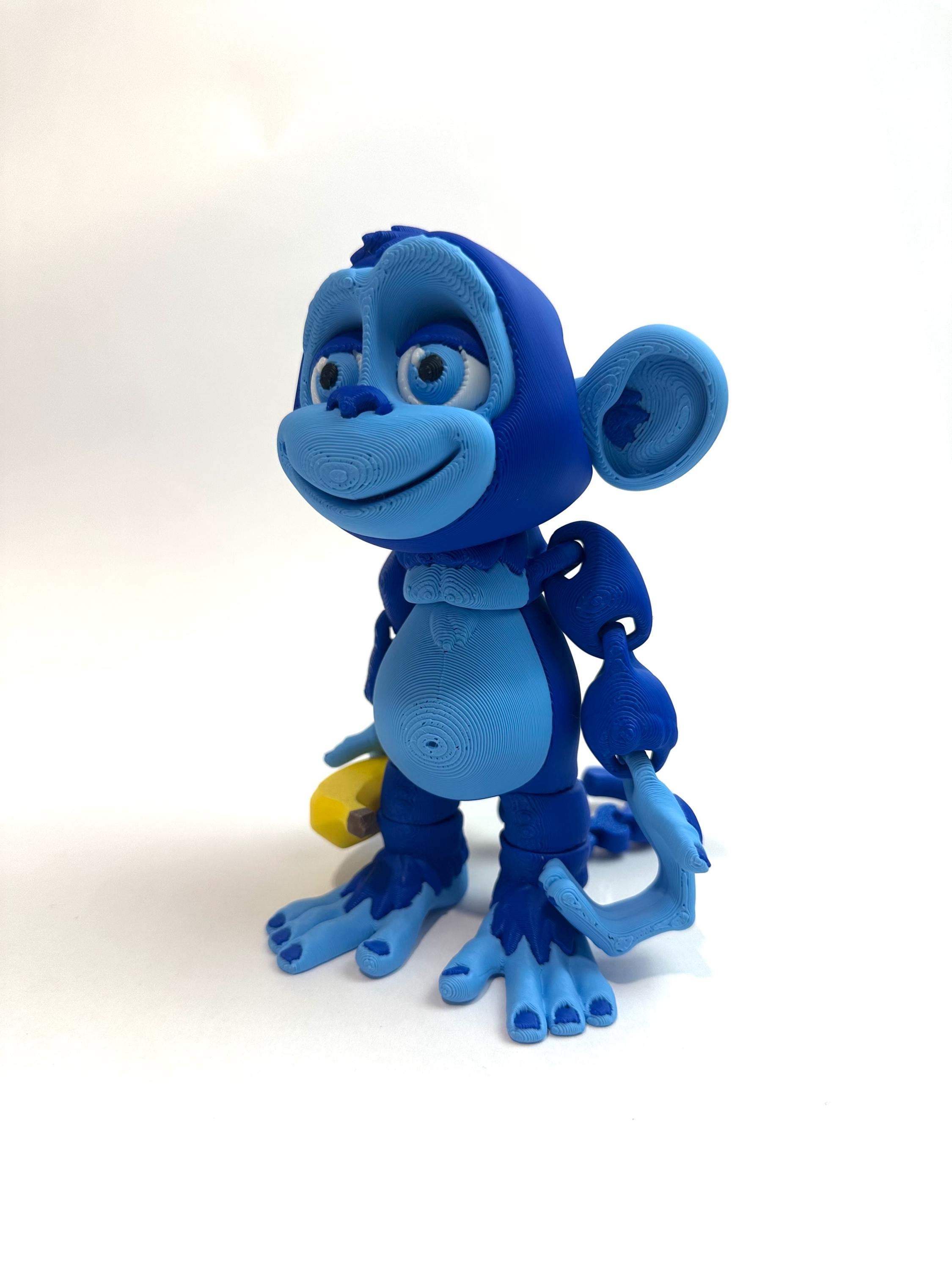 Giant Green Monkey Fidget Figurine: Sensory Desk Toy & Jungle