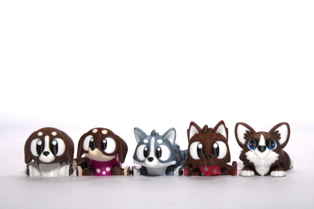 Mini Dog Fidget Toy 3-pack: Sensory Stress Relief for Anxiety & Focus ...