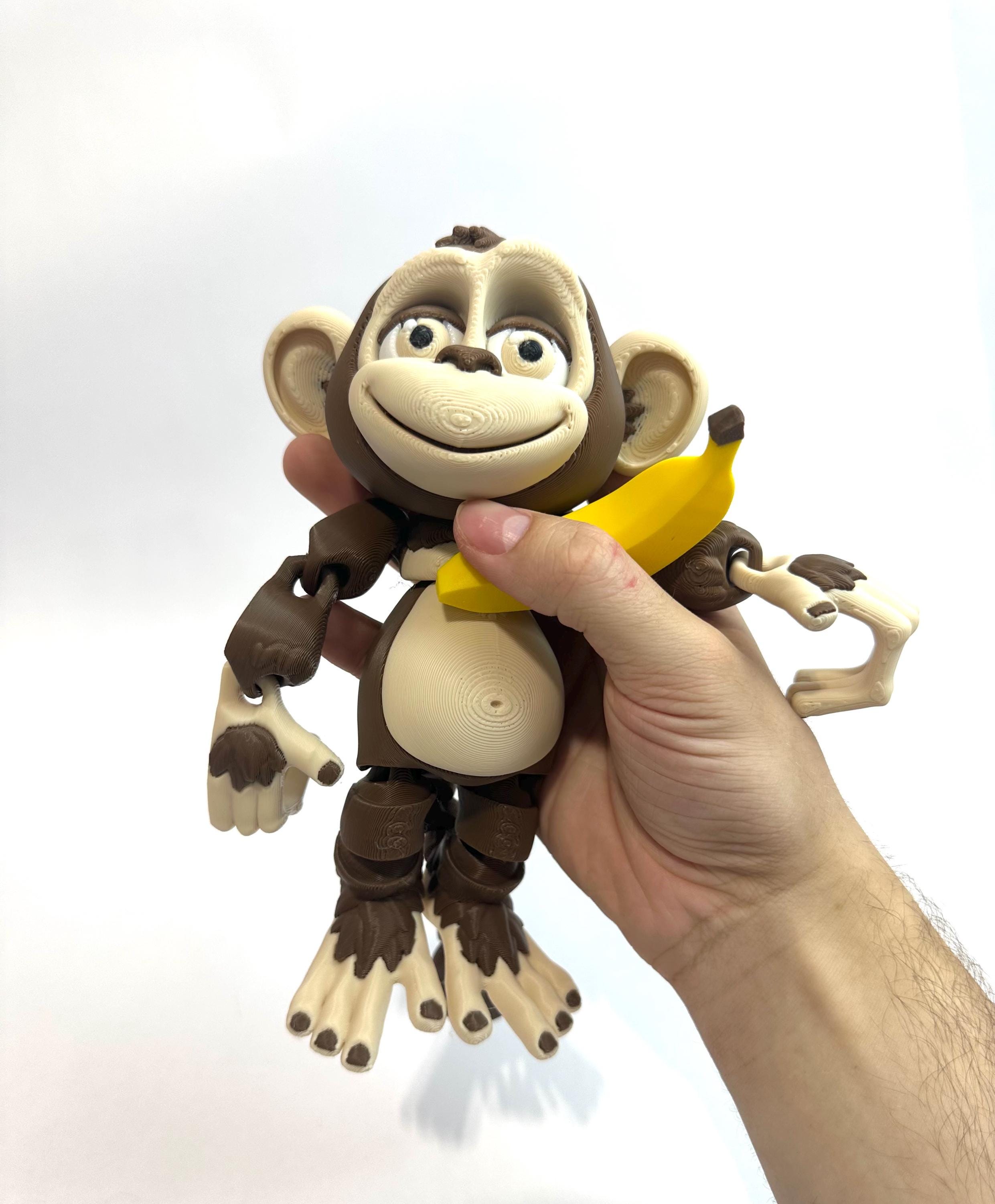 Giant Monkey Figurine: Funny Safari Animal Decor, Playroom Shelf