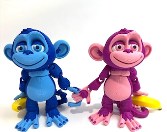 Giant Monkey Figurine: Funny Safari Animal Decor, Playroom Shelf