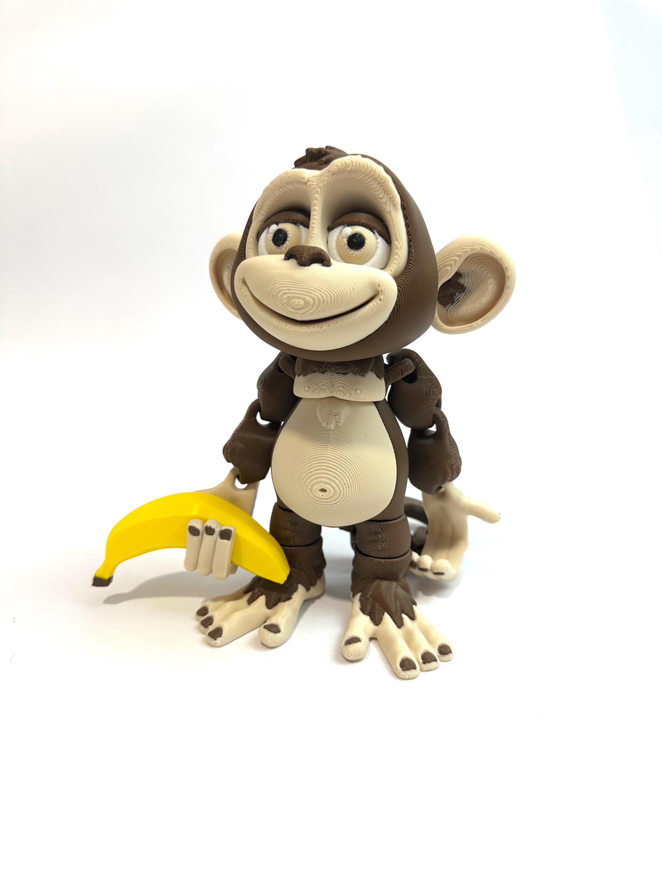 Giant Green Monkey Fidget Figurine: Sensory Desk Toy & Jungle