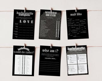 Reputation Bachelorette Games-CLEAN Version, T Swift Reputation Bachelorette, Hen Do Games, TEMPLATE, 015