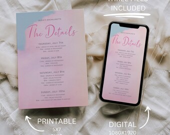Lover Bachelorette Party Itinerary Template: T Swift Theme (Digital Download), 006