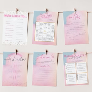 Lover Bachelorette Games-CLEAN Version, T Swift Lover Bachelorette, 16 Bachelorette Games, She Found Her Lover, TEMPLATE, 006