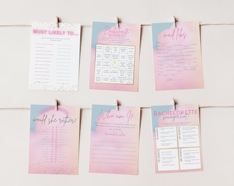 Lover Bachelorette Games, 16 T Swift Bach Party Activities (TEMPLATE), 006