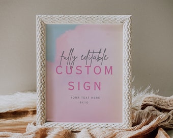 Lover Custom Sign, Bridal Shower Sign, Bachelorette Sign, T Swift Party Sign, Lover Bridal Shower, Lover Bachelorette, TEMPLATE, 006