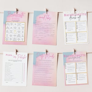She Found Her Lover Bachelorette Games-DIRTY Version, T Swift Bachelorette Party, 16 Lover Bachelorette Games, ADULTS Only, TEMPLATE, 006