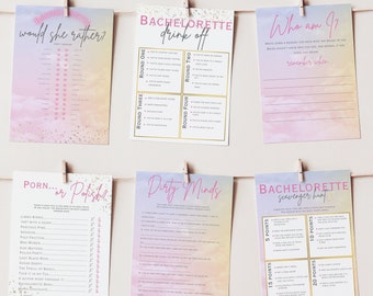 Braut Era Bachelorette Spiele-SCHMUTZIGE Version, nur für Erwachsene, 008