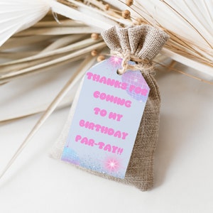 Birthday Era Thank you Tags, In my Double Digits Era, Eras Thank you Tags, Goodie Bag Tags birthday, T Swift Birthday, TEMPLATE, 017