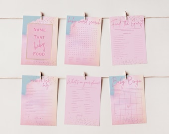 Pink Mama Era Baby Shower Games Bundle, T Swift Baby Shower Games (Digital Download) 006