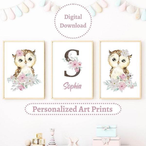 Owl Nursery Decor Etsy