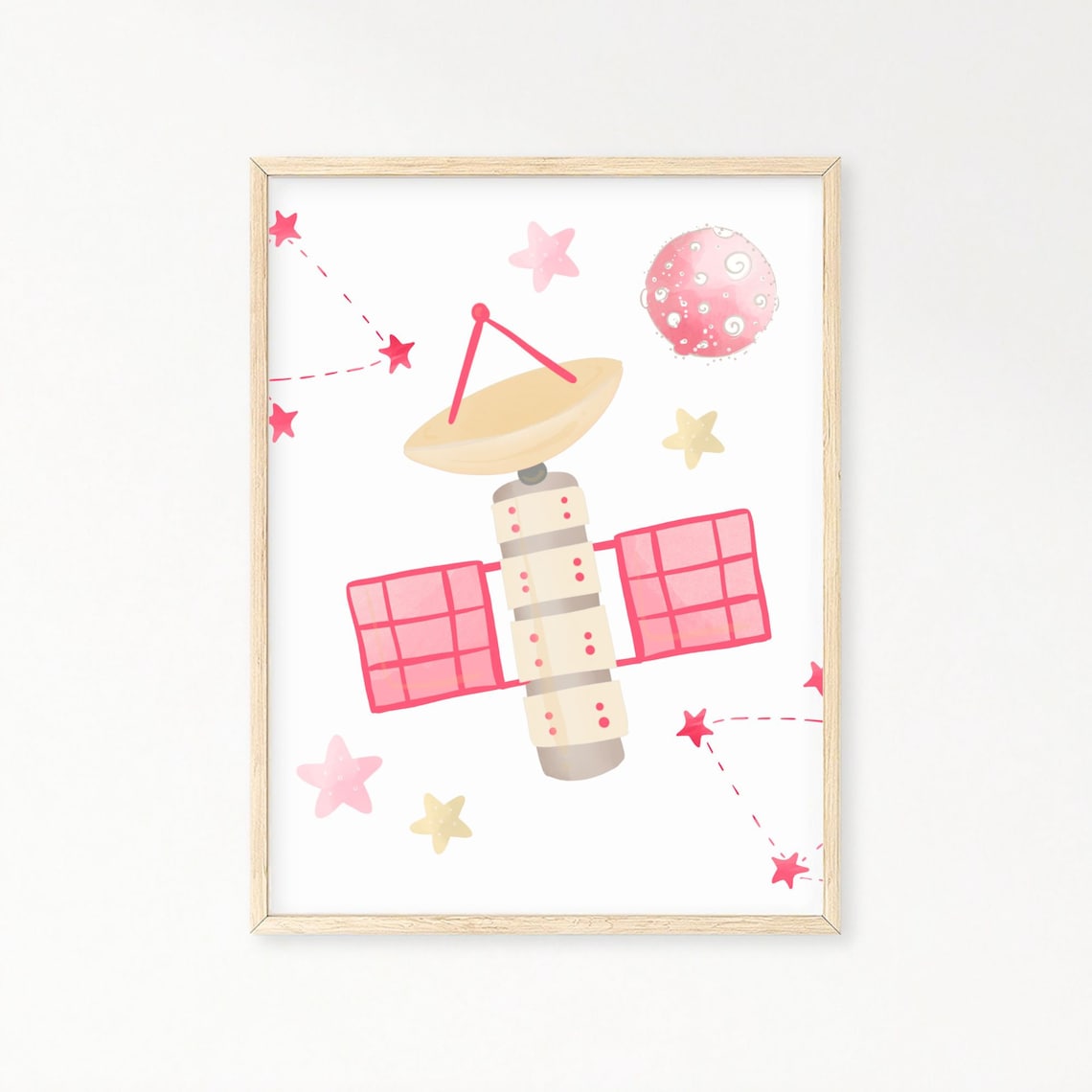 Girls Space Nursery Girl Space Theme Nursery Space Nursery Etsy