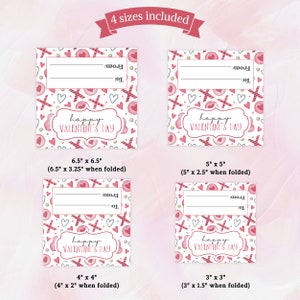 Happy Valentine's Day Toppers Printable, Class Gift Hearts Cookie ...