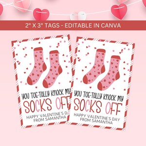 Etiqueta de presente para o Dia dos Namorados em formato de meias (editável): Etiqueta imprimível para o Dia das Amigas, Dia das Amigas, Dia dos Colegas de Trabalho (Download instantâneo)