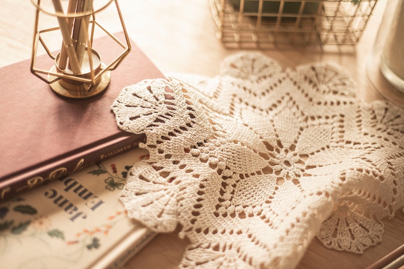 Easy Crochet Table Mat Pattern Modern Crochet Doily Pattern Crochet