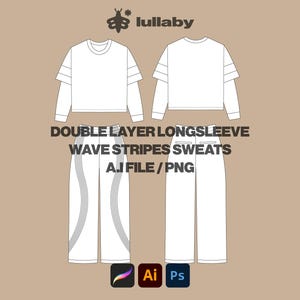 Streetwear T Shirt Mockup Streetwear Vector Illustrator Mockup Sweatpants Template Clothing Template Custom Design Sketch Tech Pack