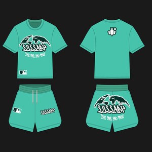 Streetwear Vector T shirt Template Shorts Template Vector Tech Pack Procreate Template Illustrator Mockup Clothing Basketball Shorts Mockup zdjęcie 6