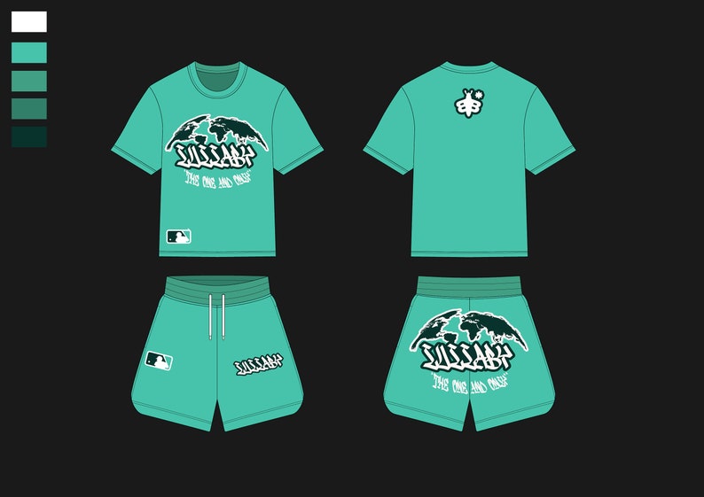 Streetwear Vector T shirt Template Shorts Template Vector Tech Pack Procreate Template Illustrator Mockup Clothing Basketball Shorts Mockup zdjęcie 6